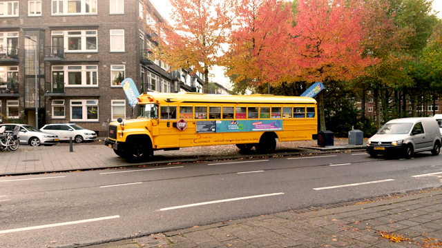 Schoolvinden VR-Tourbus