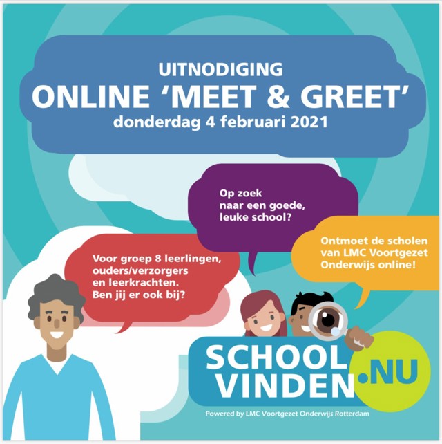 Online 'Meet and Greet' 4 februari 2021