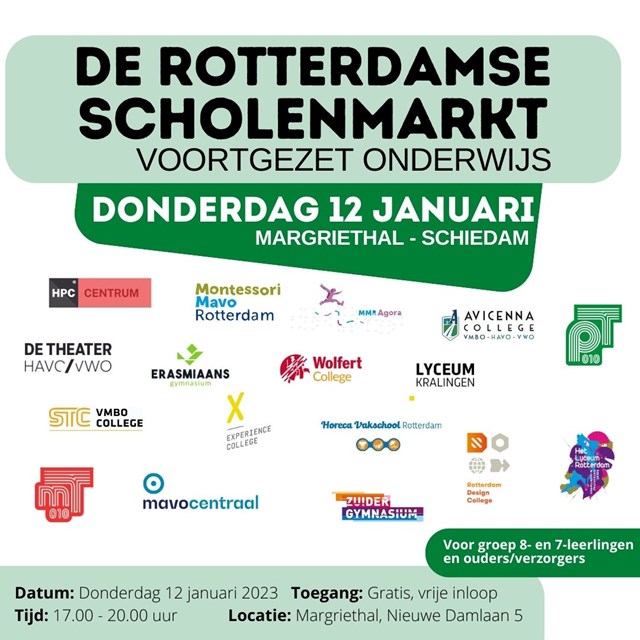De Rotterdamse Scholenmarkt Vo 12 1 2023